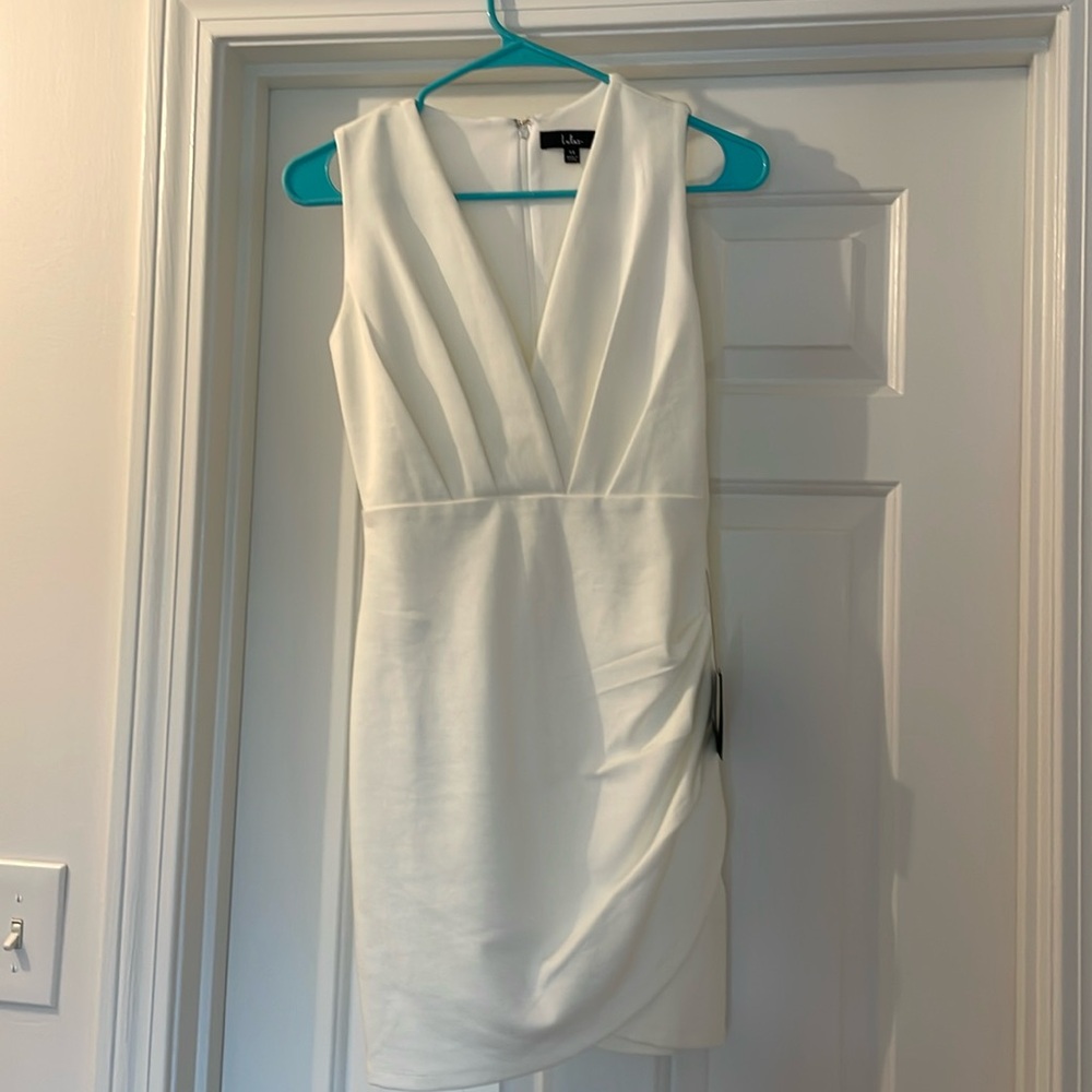 Lulus White wrap dress